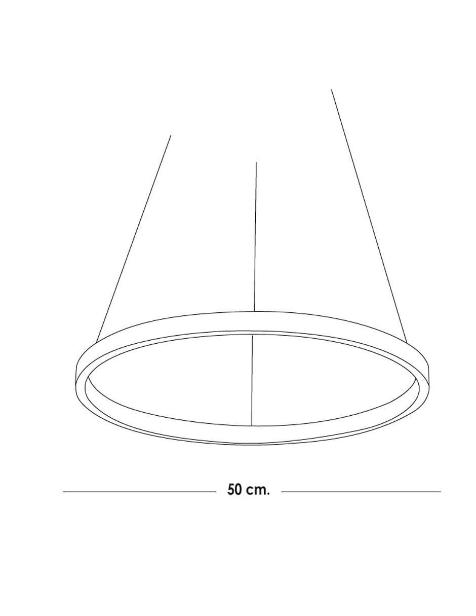 Lámpara colgante led 15