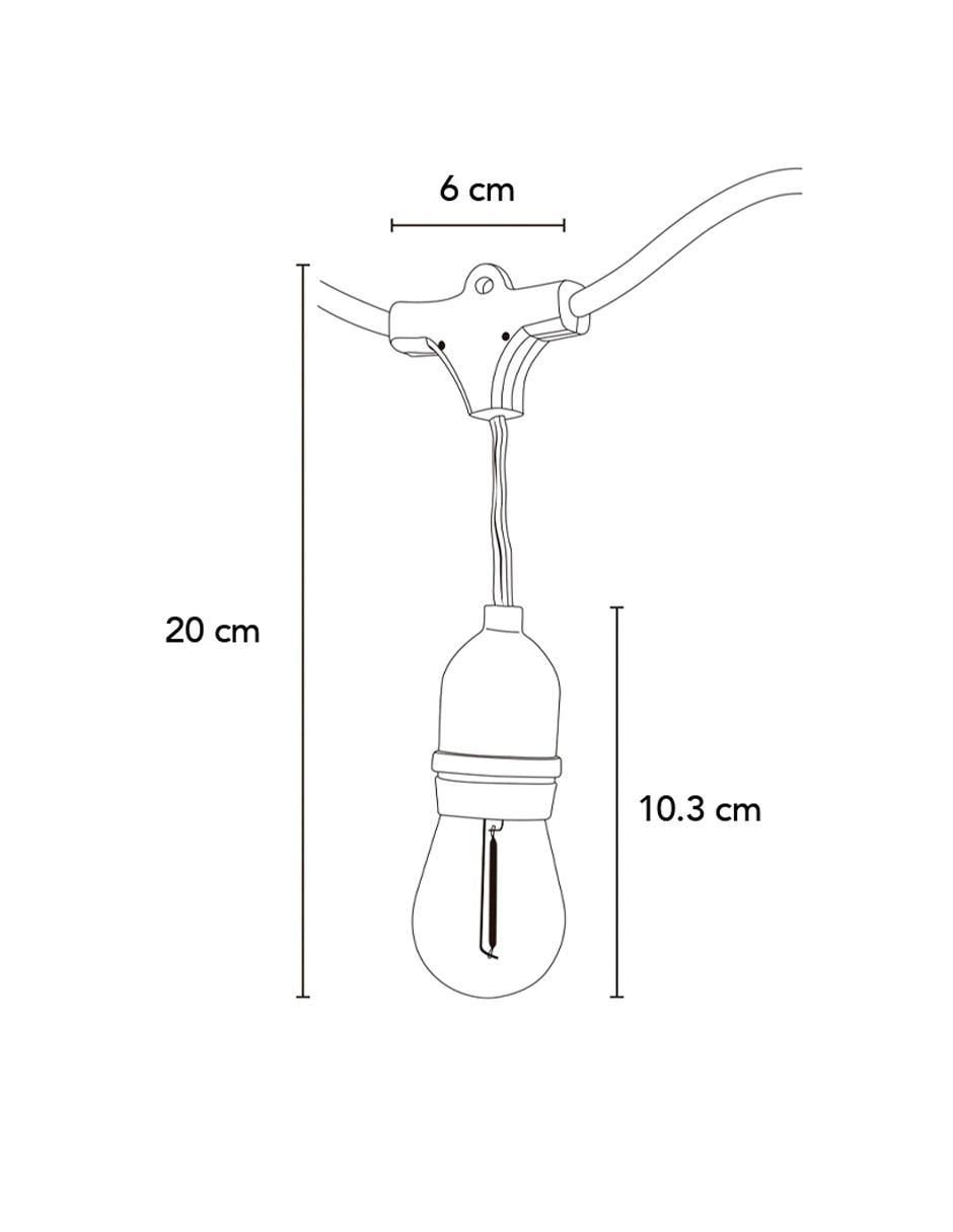 Serie de led con 15 focos 6