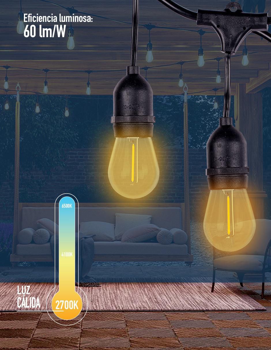 Serie de led con 15 focos 4