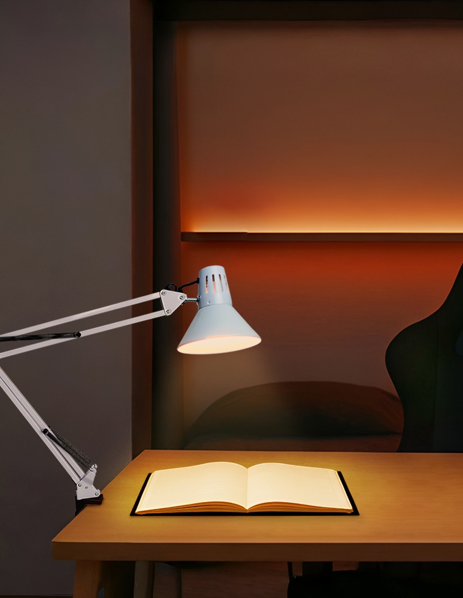 Lámpara de escritorio incandescente mil luces