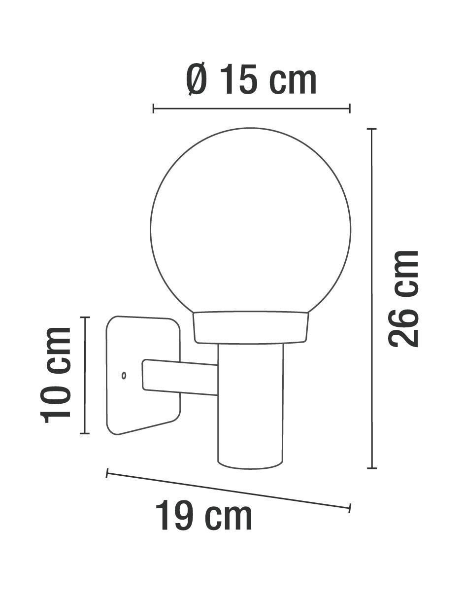 Árbotante incandescente y led 5