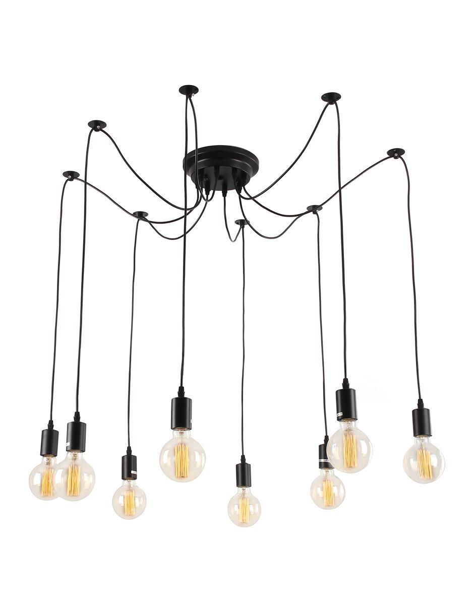 Lámpara colgante incandescente y led 1