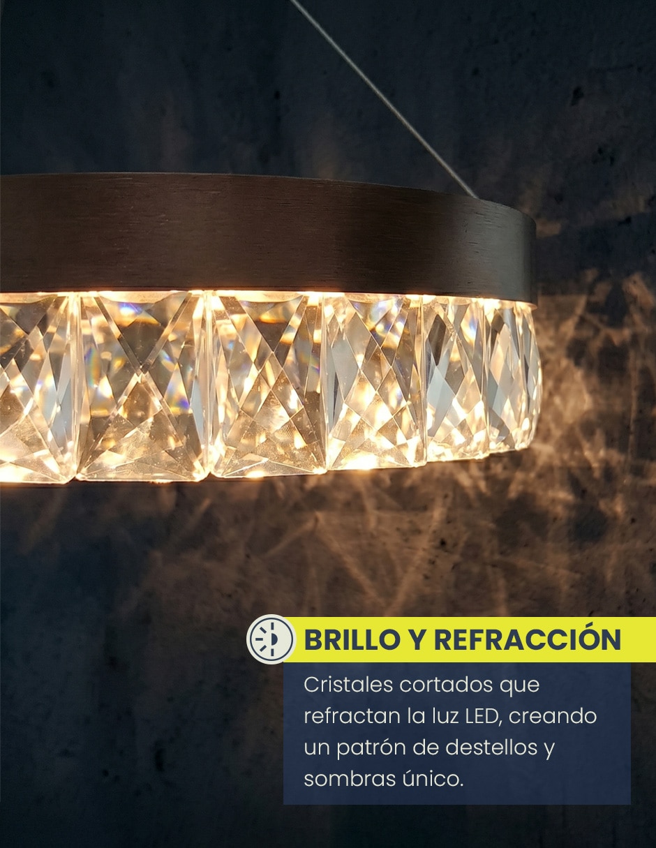 Lámpara colgante led ninfa 6