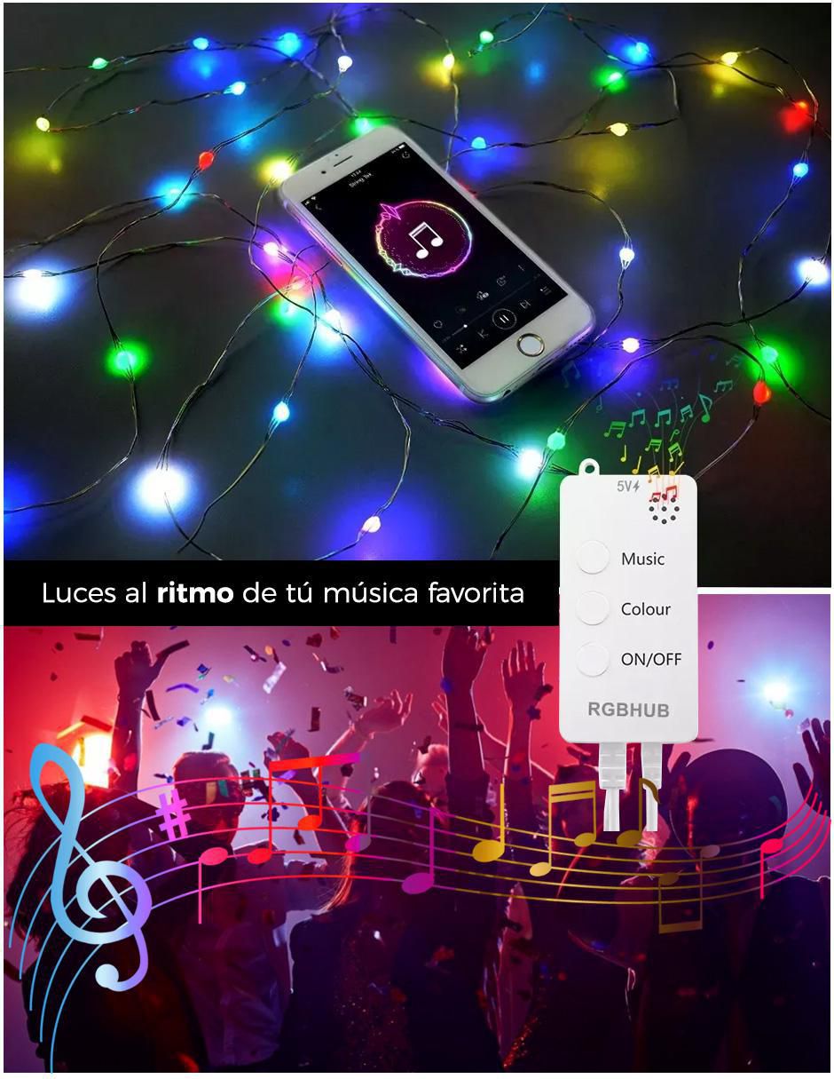 Serie de led con 65 focos 4