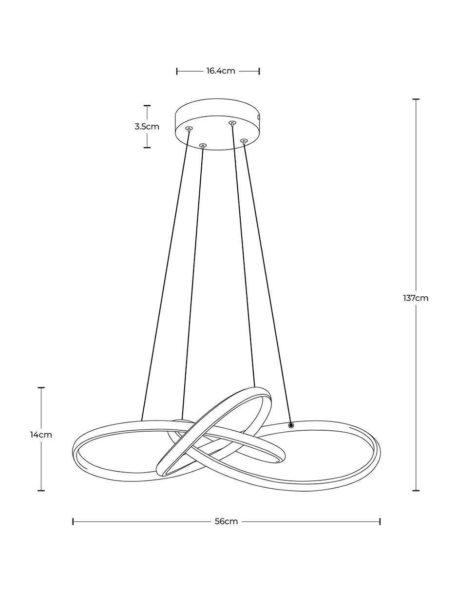 Lámpara colgante LED 5