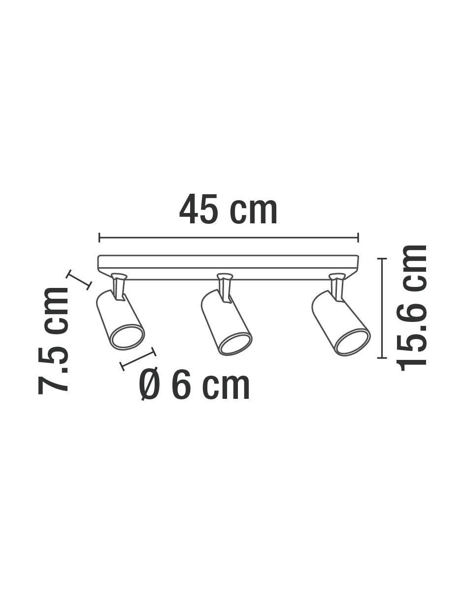 Árbotante incandescente y LED 3