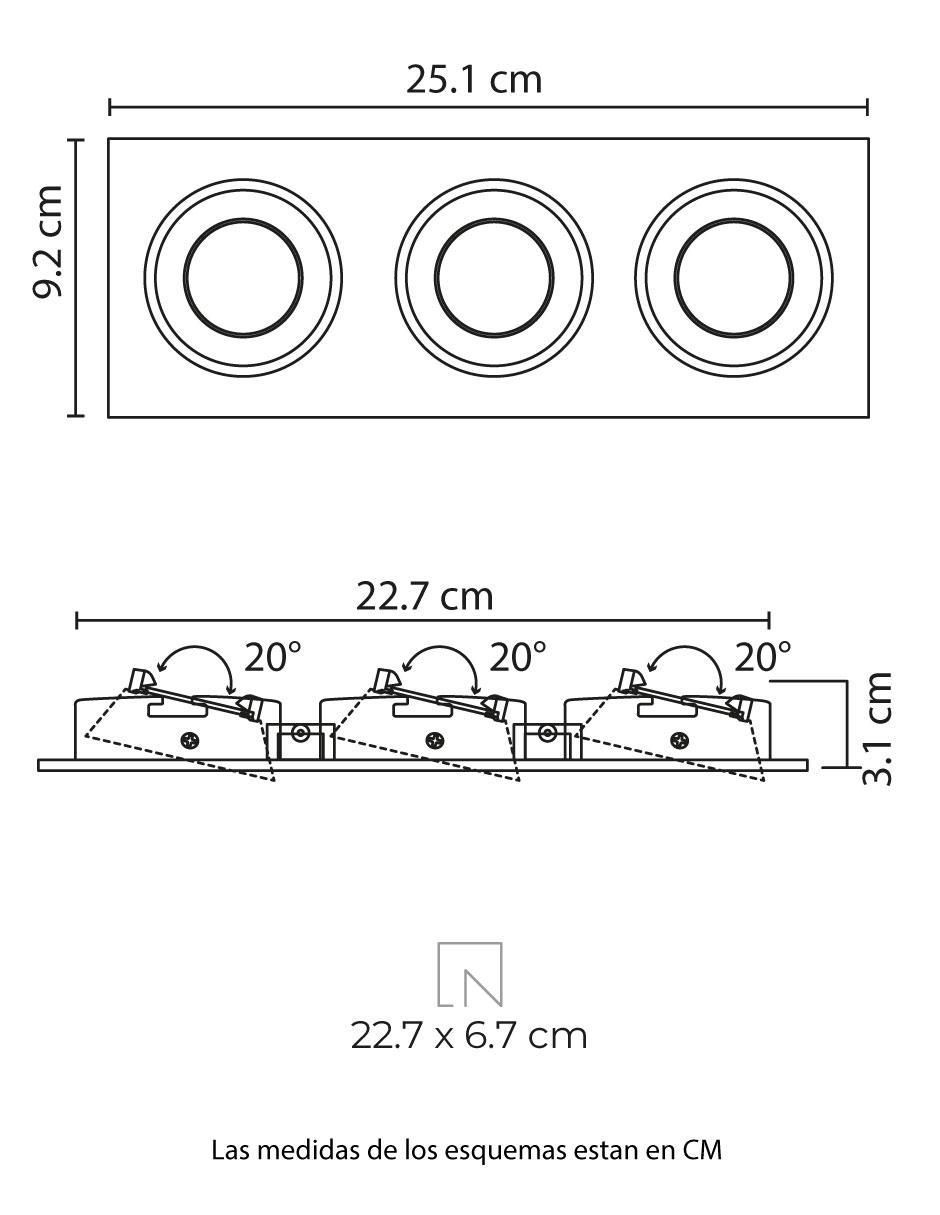 Lámpara LED 8