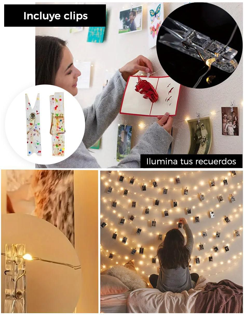 Serie de led con 65 focos 3