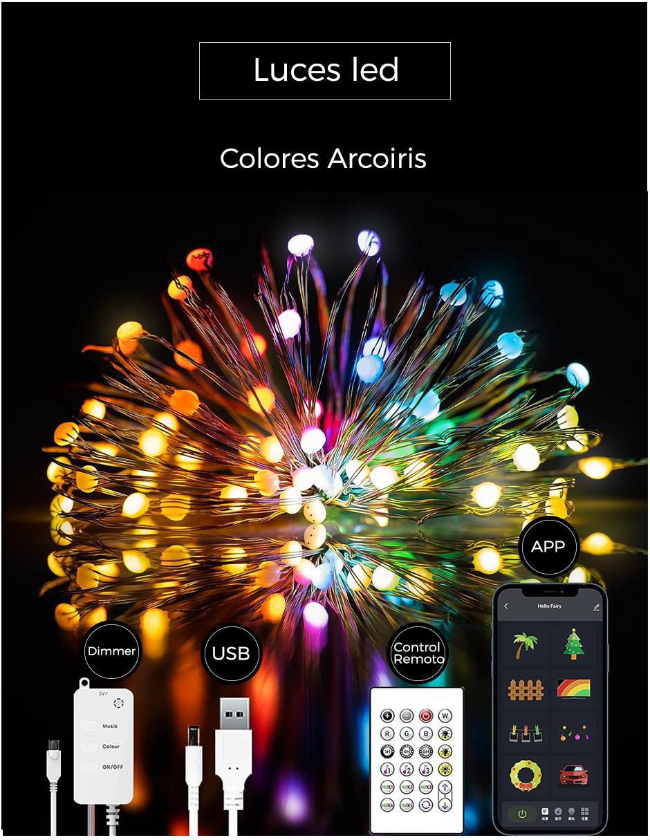 Serie de led con 65 focos 4