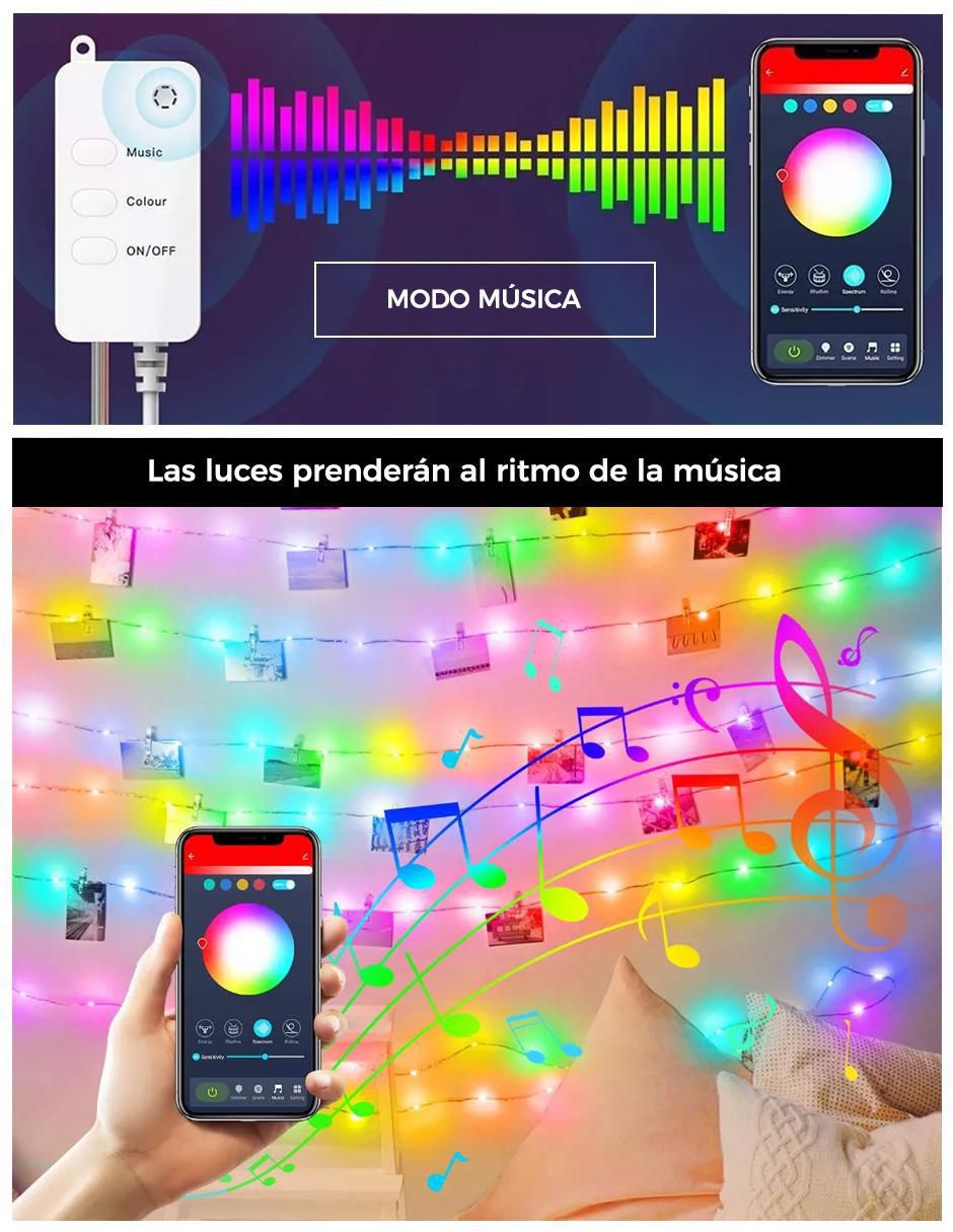 Serie de led con 65 focos 5