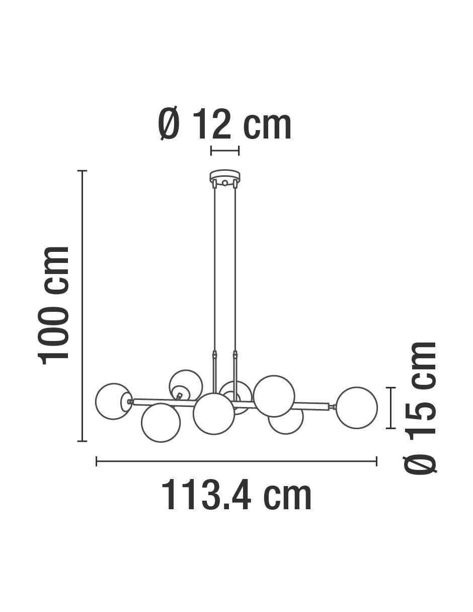 Lámpara colgante incandescente y LED 6