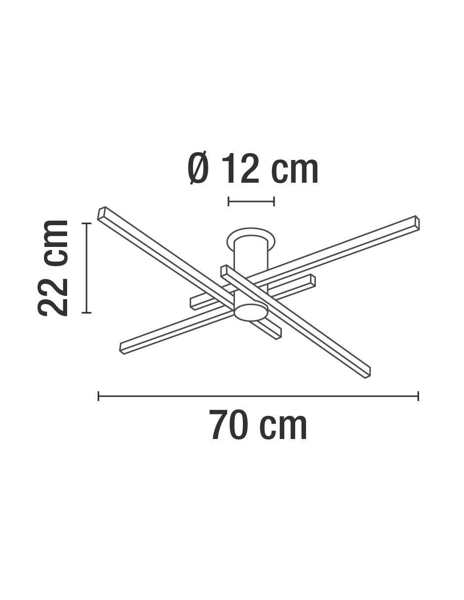 Lámpara de techo led 5