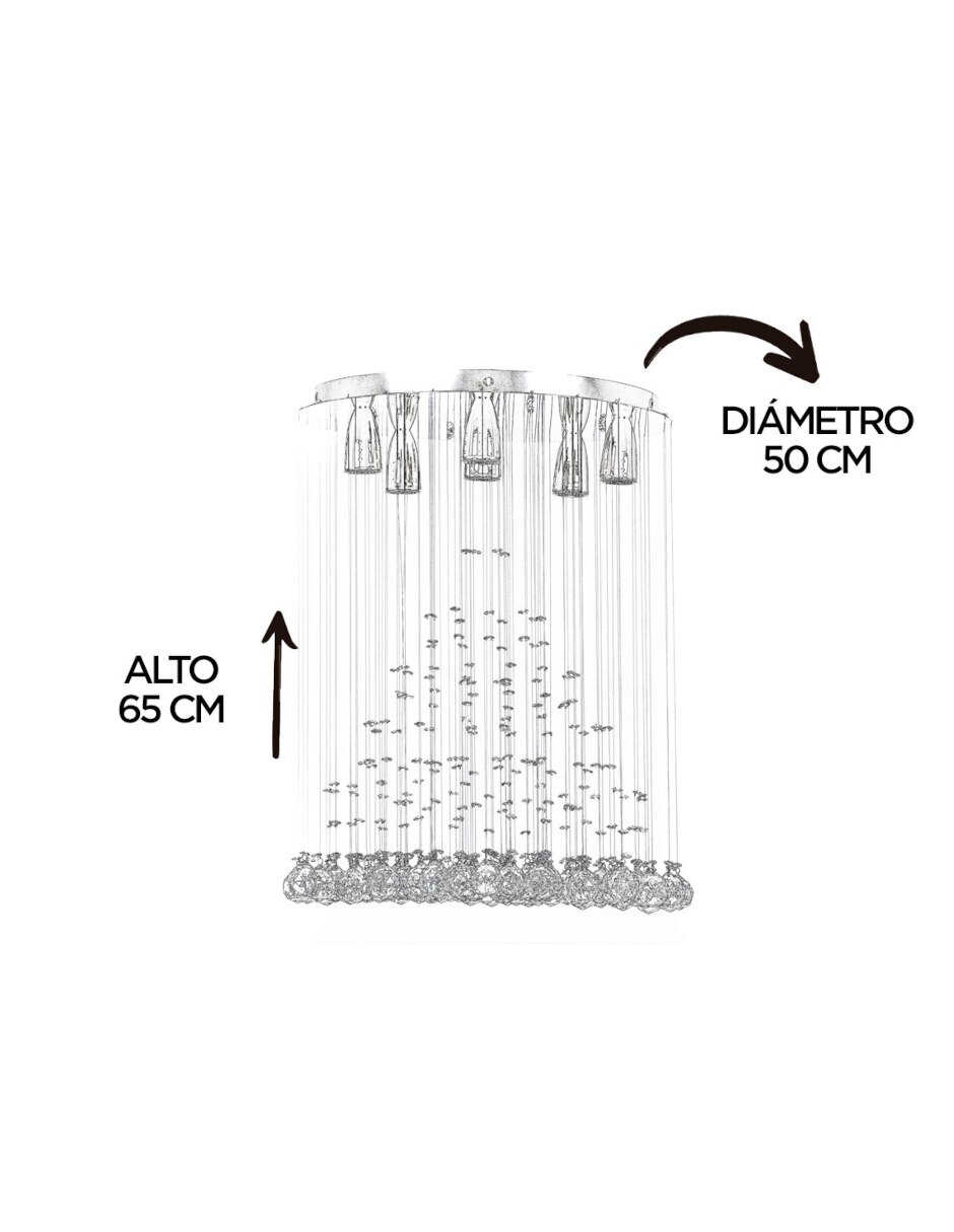 Lámpara colgante LED 6