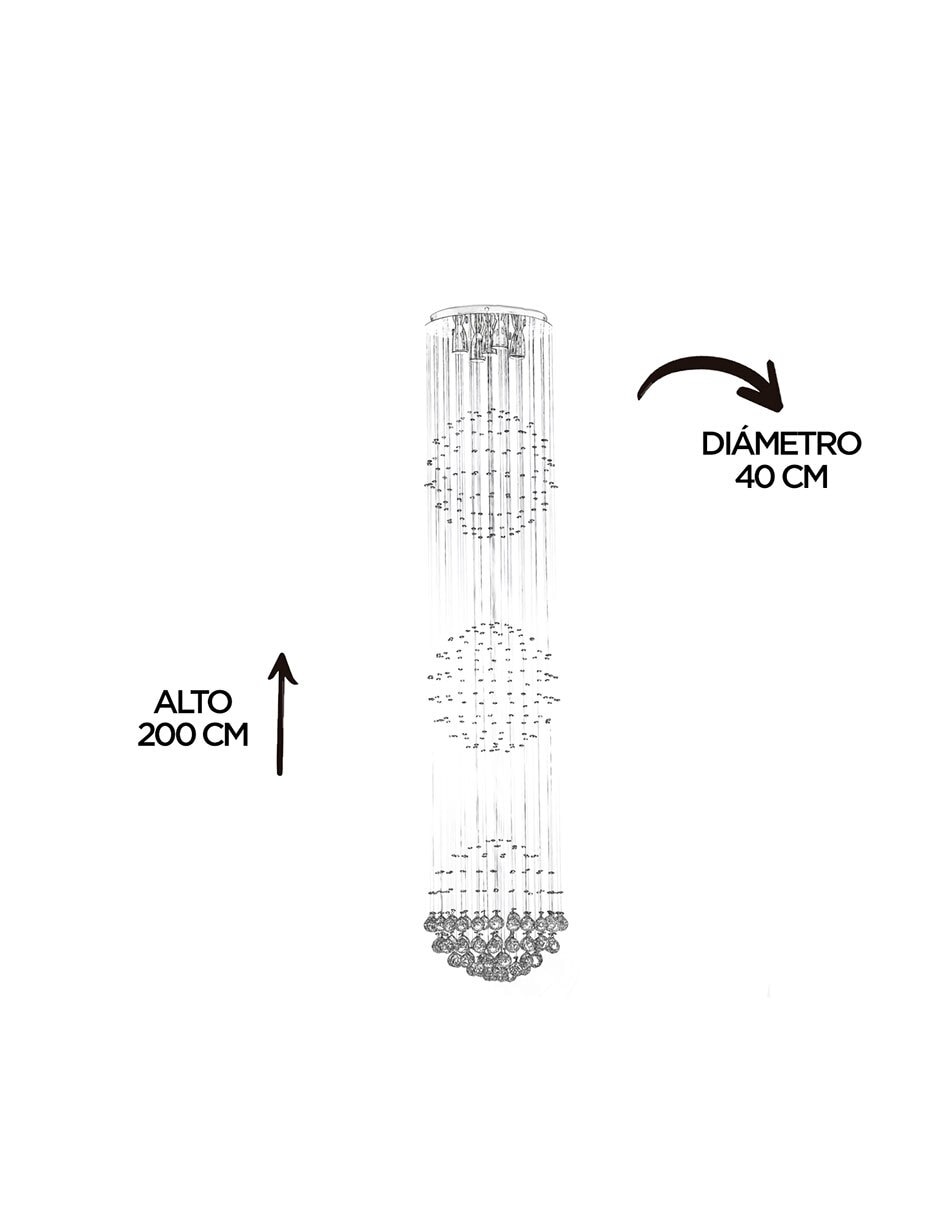 Lámpara colgante Gamalux led