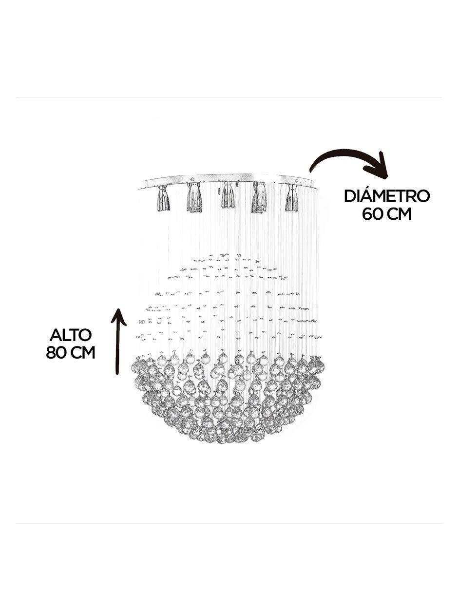 Lámpara colgante LED 6