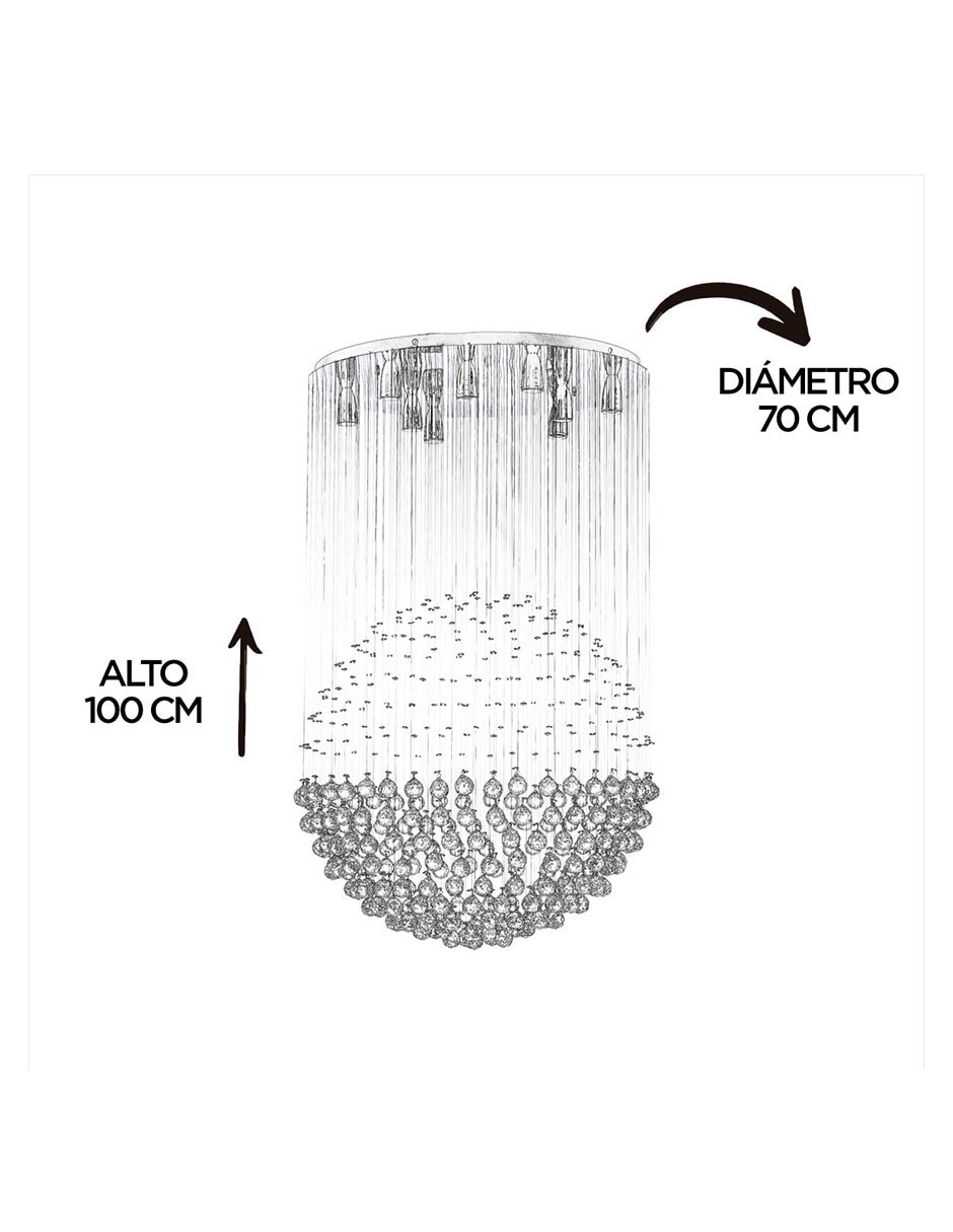 Lámpara colgante Gamalux led