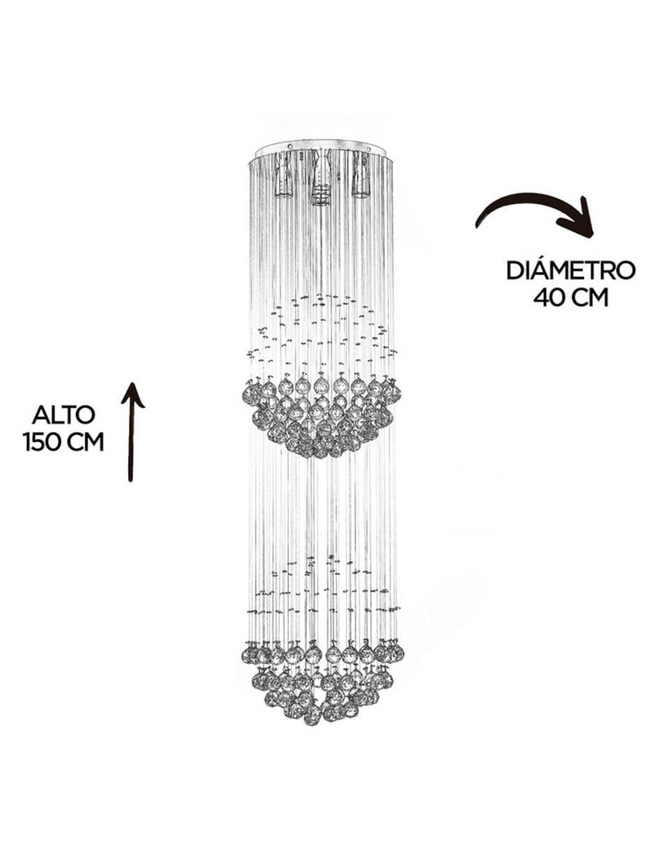 Lámpara colgante Gamalux led