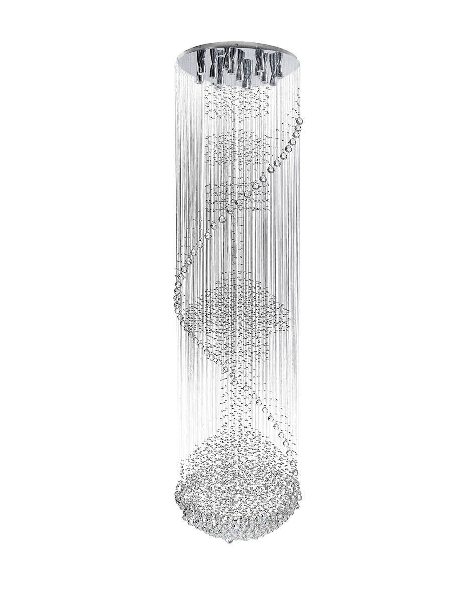 Lámpara colgante Gamalux led Williams Krystal