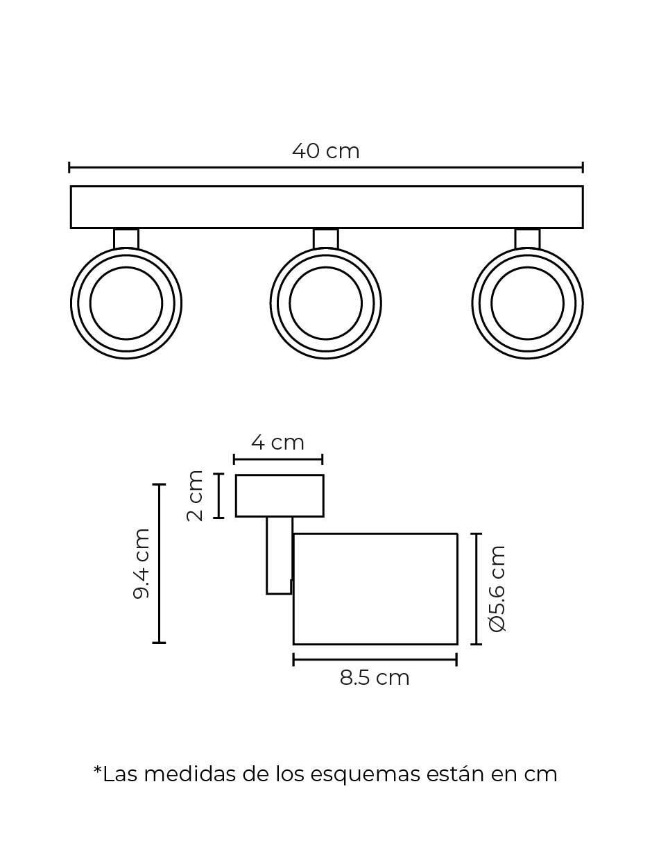Lámpara de techo Illux led