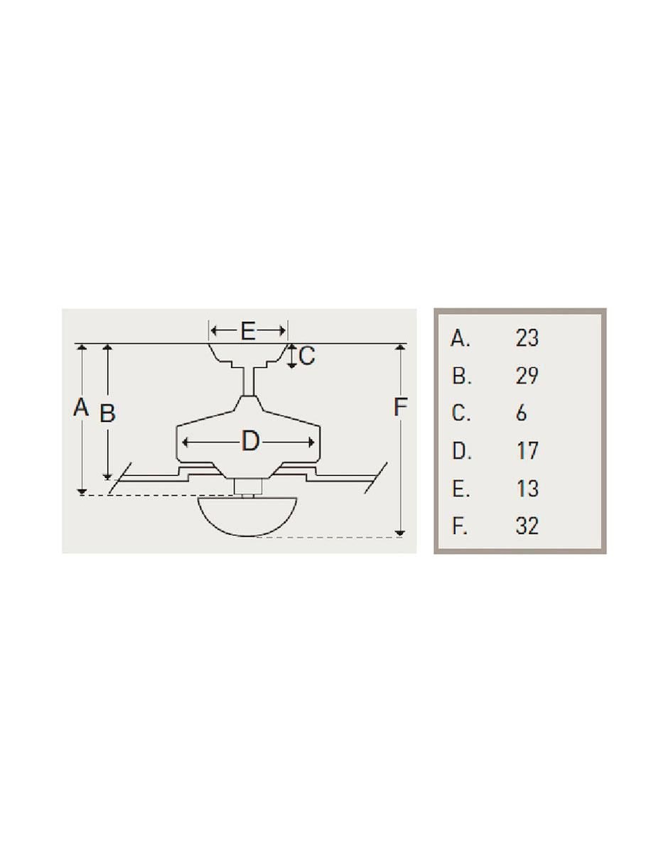 Ventilador de techo Westinghouse 3 velocidades
