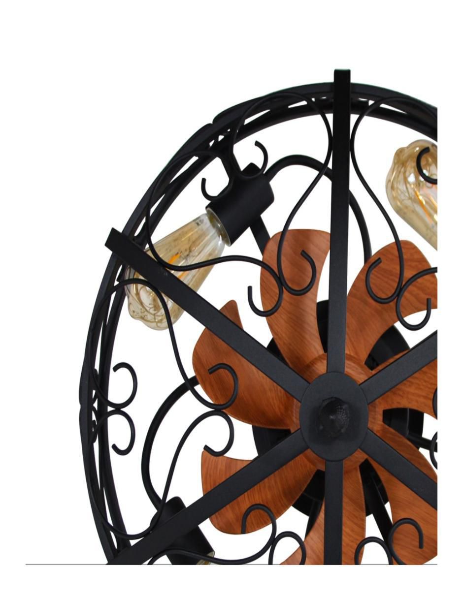 Ventilador de techo con control remoto 6 velocidades