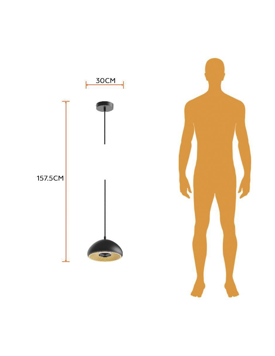 Lámpara colgante led Musca 10