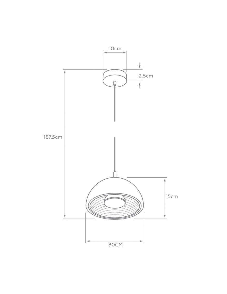 Lámpara colgante led Musca 11
