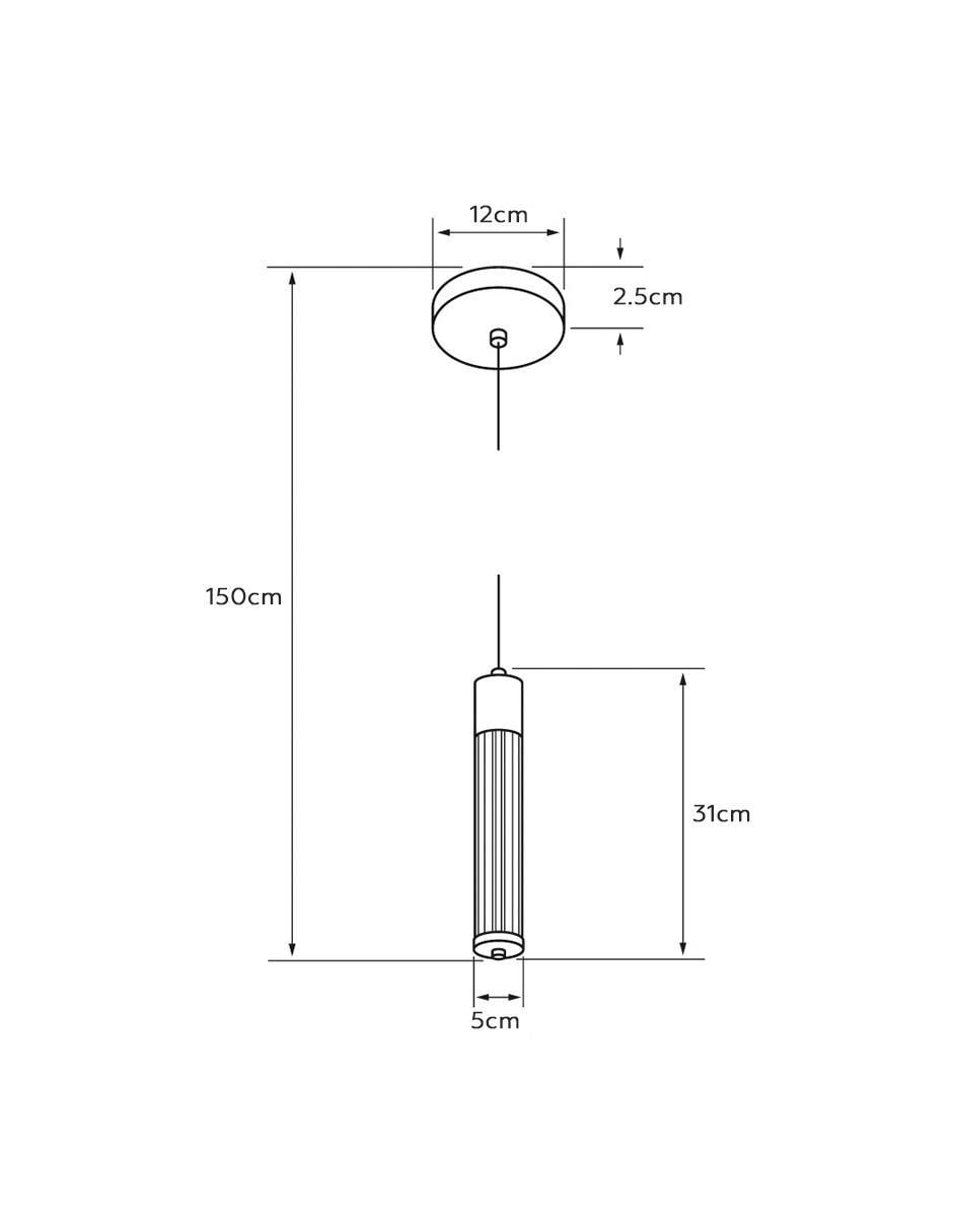 Lámpara colgante led 10