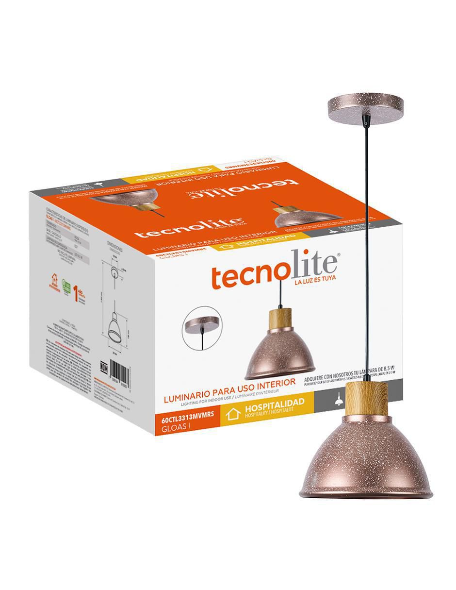 Lámpara colgante Tecnolite incandescente y led
