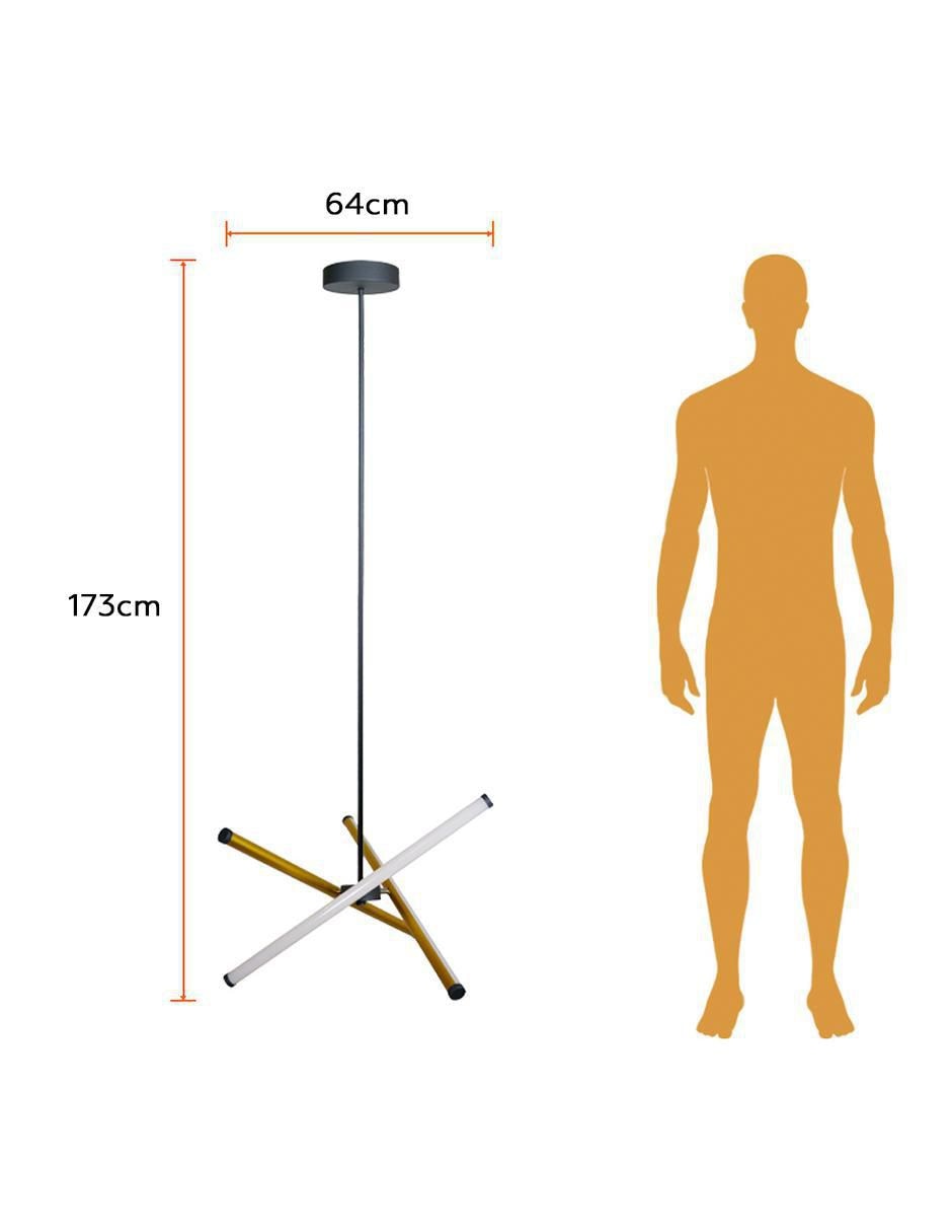 Lámpara colgante led Carter 12