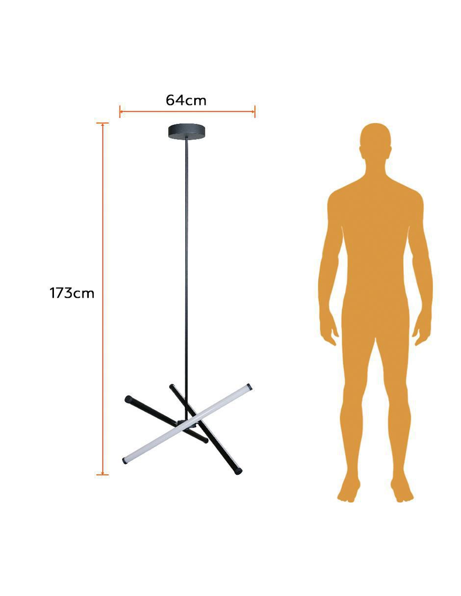 Lámpara colgante Tecnolite led Carter