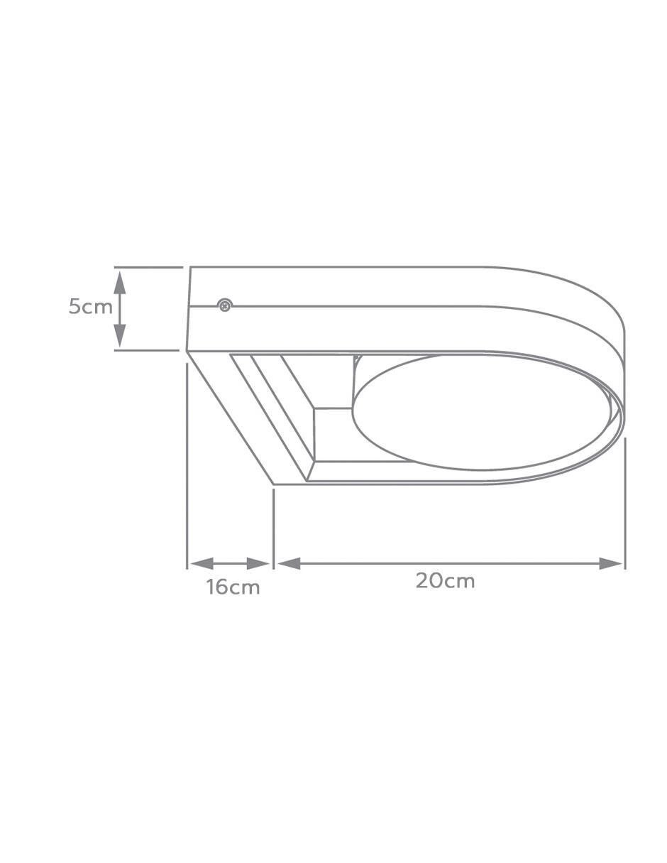 Arbotante LED Gidi 11