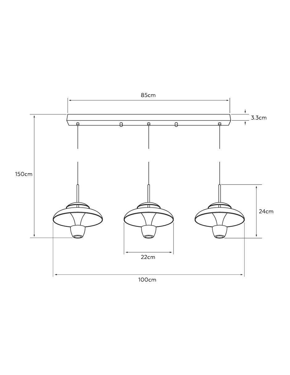 Lámpara colgante LED 6
