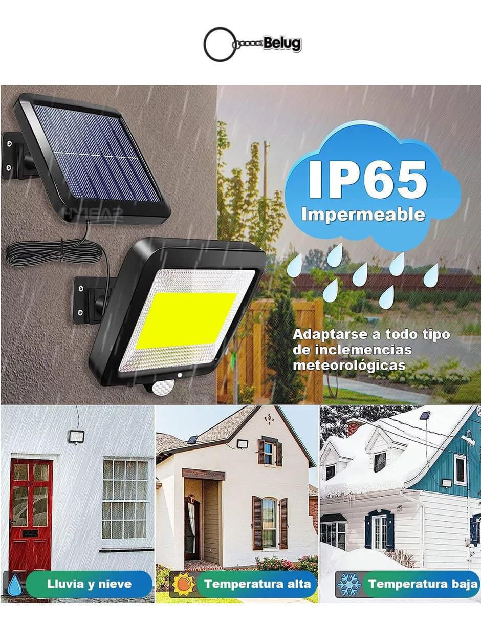 Lámpara solar LED 6