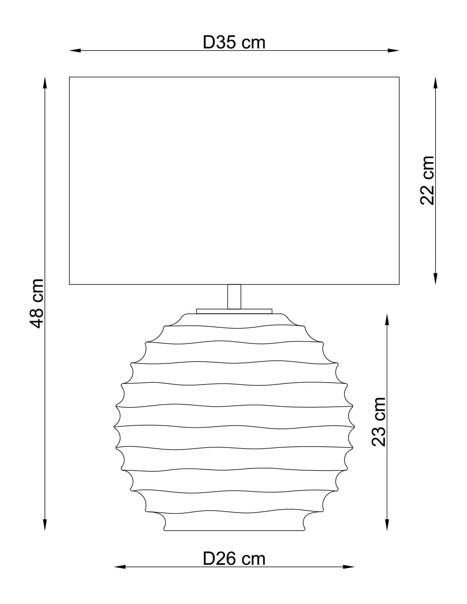 Lámpara de mesa led Alinoshka 6