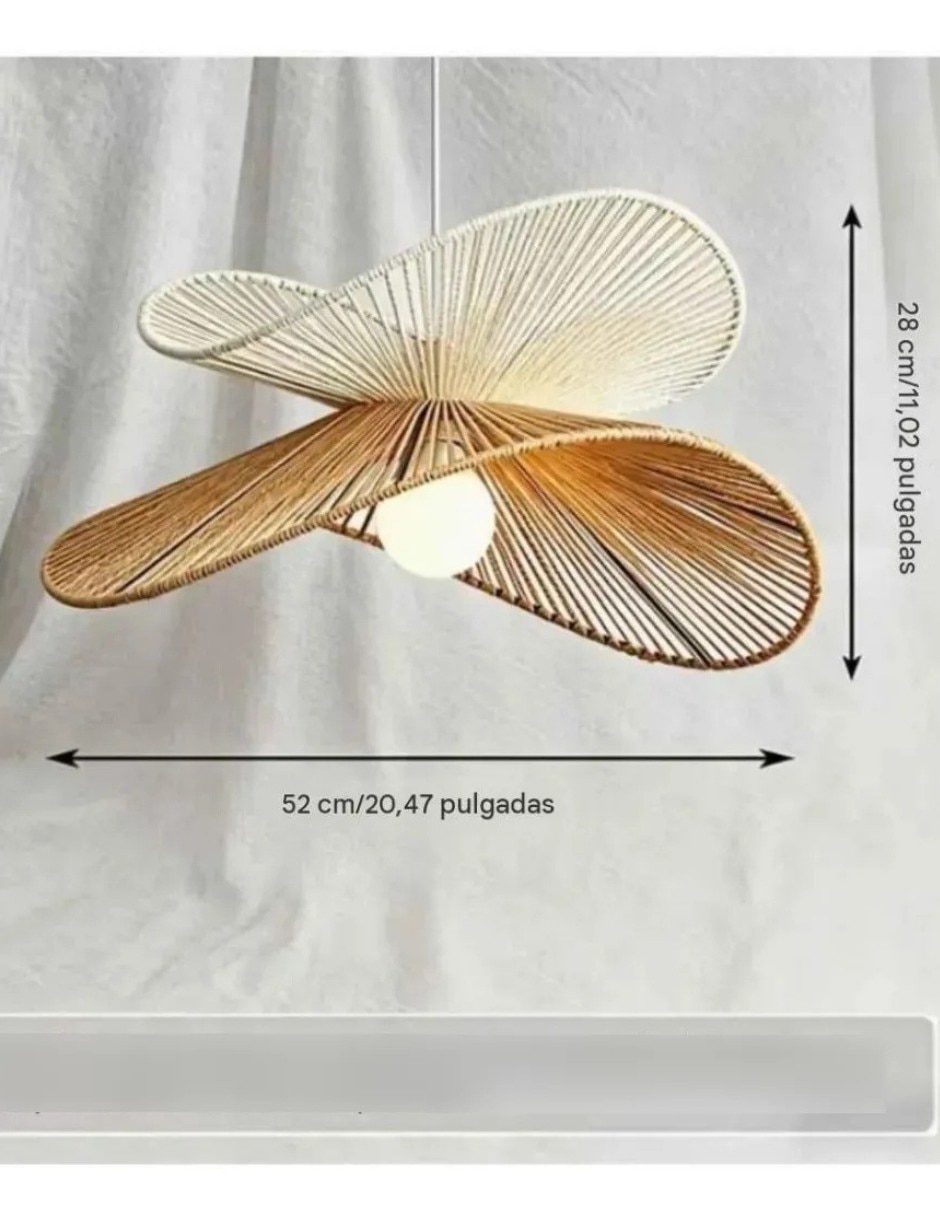 Lámpara colgante incandescente y LED 4