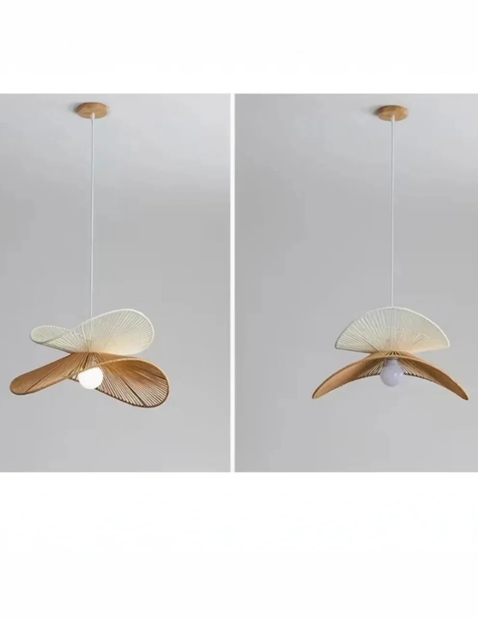 Lámpara colgante incandescente y LED 7