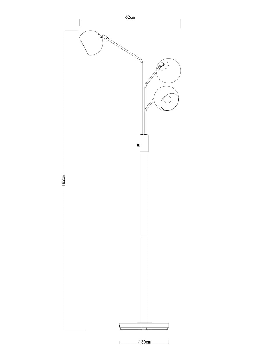 Lámpara de pie led Luna 7