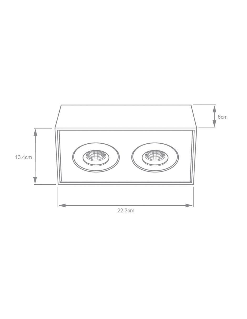 Lámpara de techo led Alnitak Ii 11
