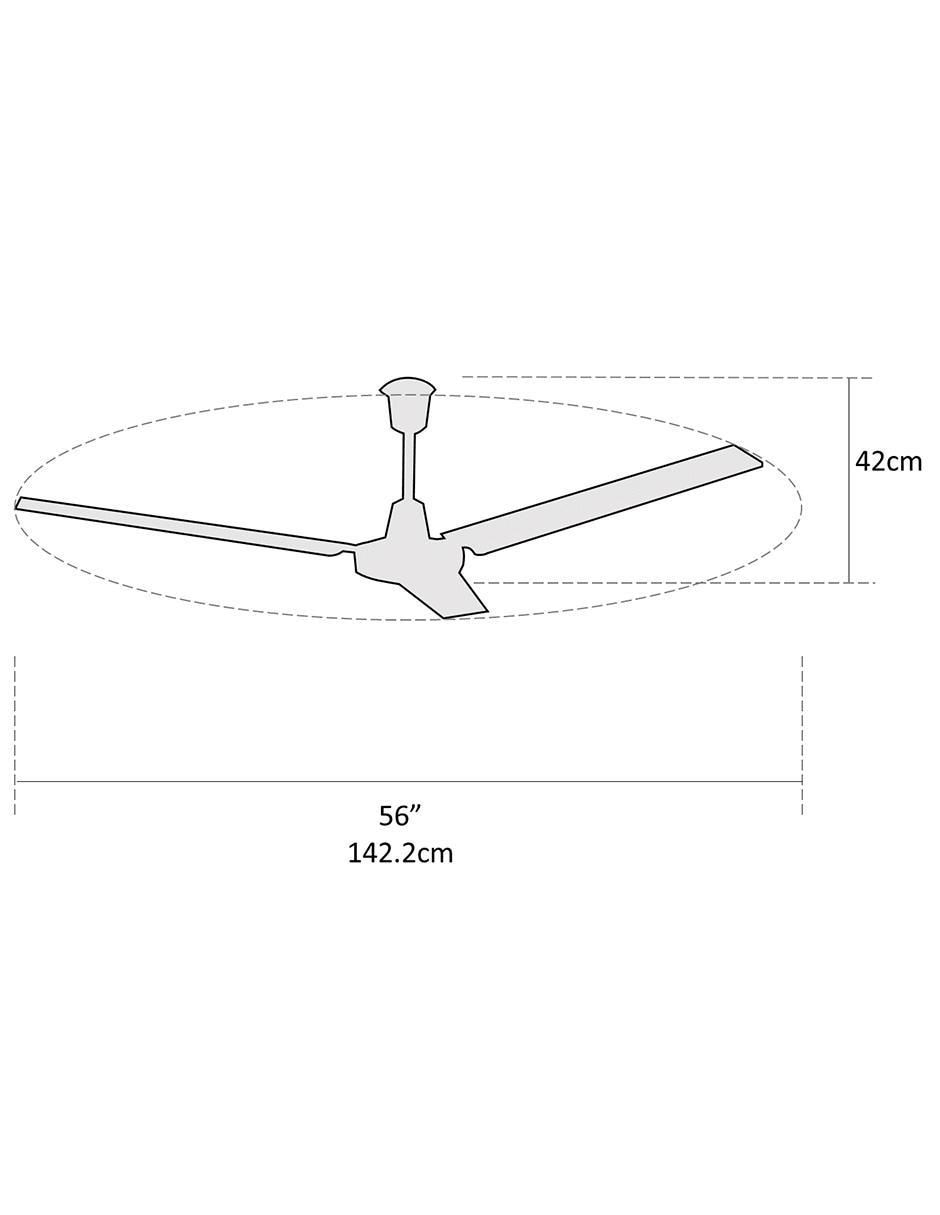Ventilador de techo Coolfan 5 velocidades