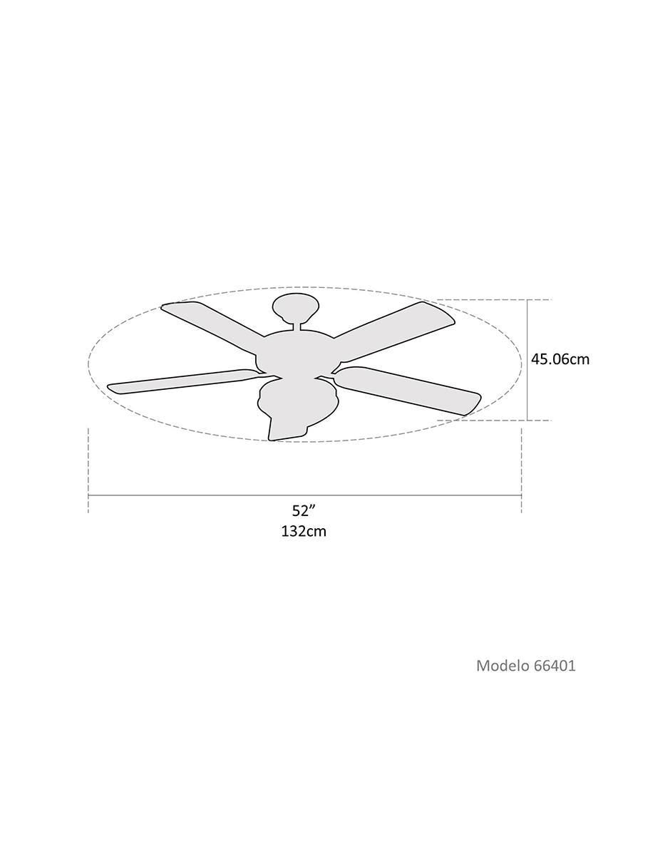 Ventilador de techo Coolfan 3 velocidades