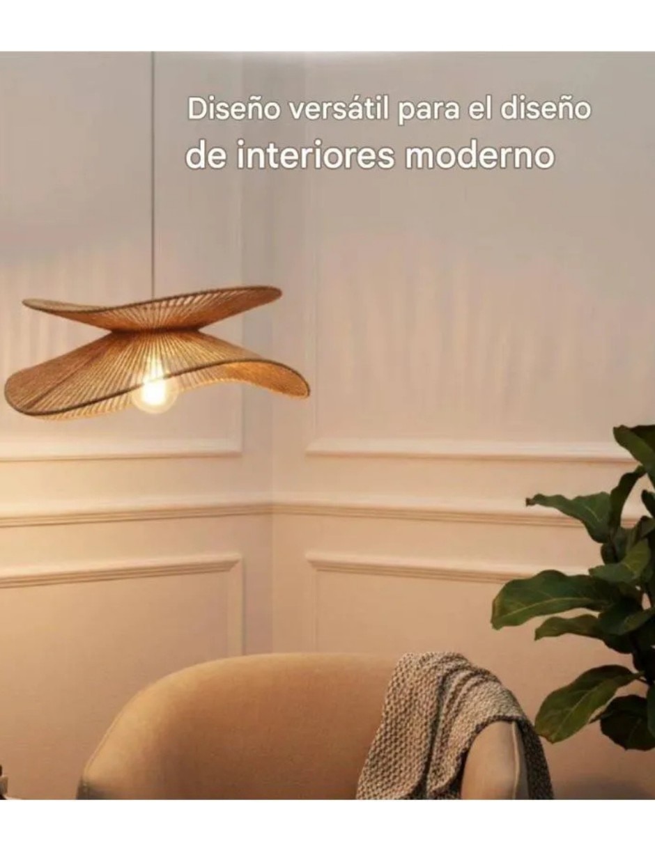 Lámpara colgante incandescente y led