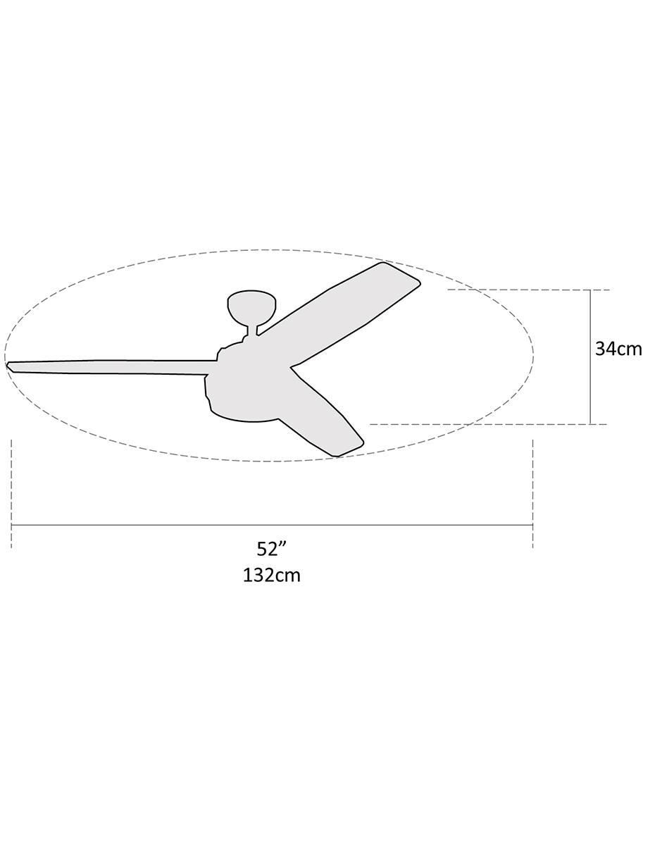 Ventilador de techo Coolfan 3 velocidades