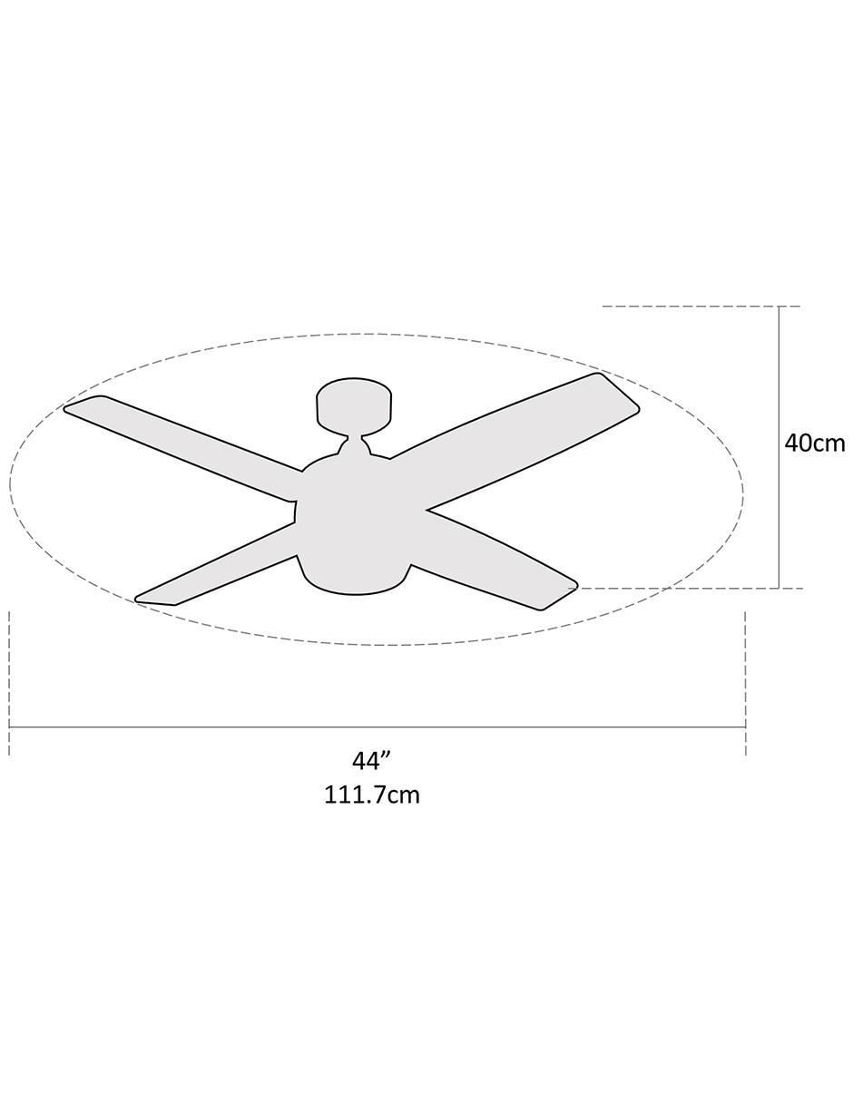 Ventilador de techo Coolfan con control remoto 3 velocidades