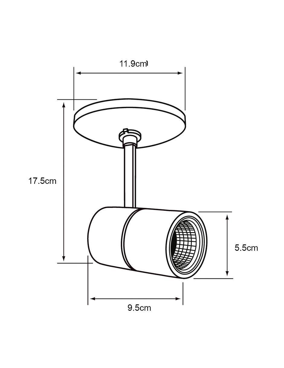 Lámpara led Cebal Ii 9