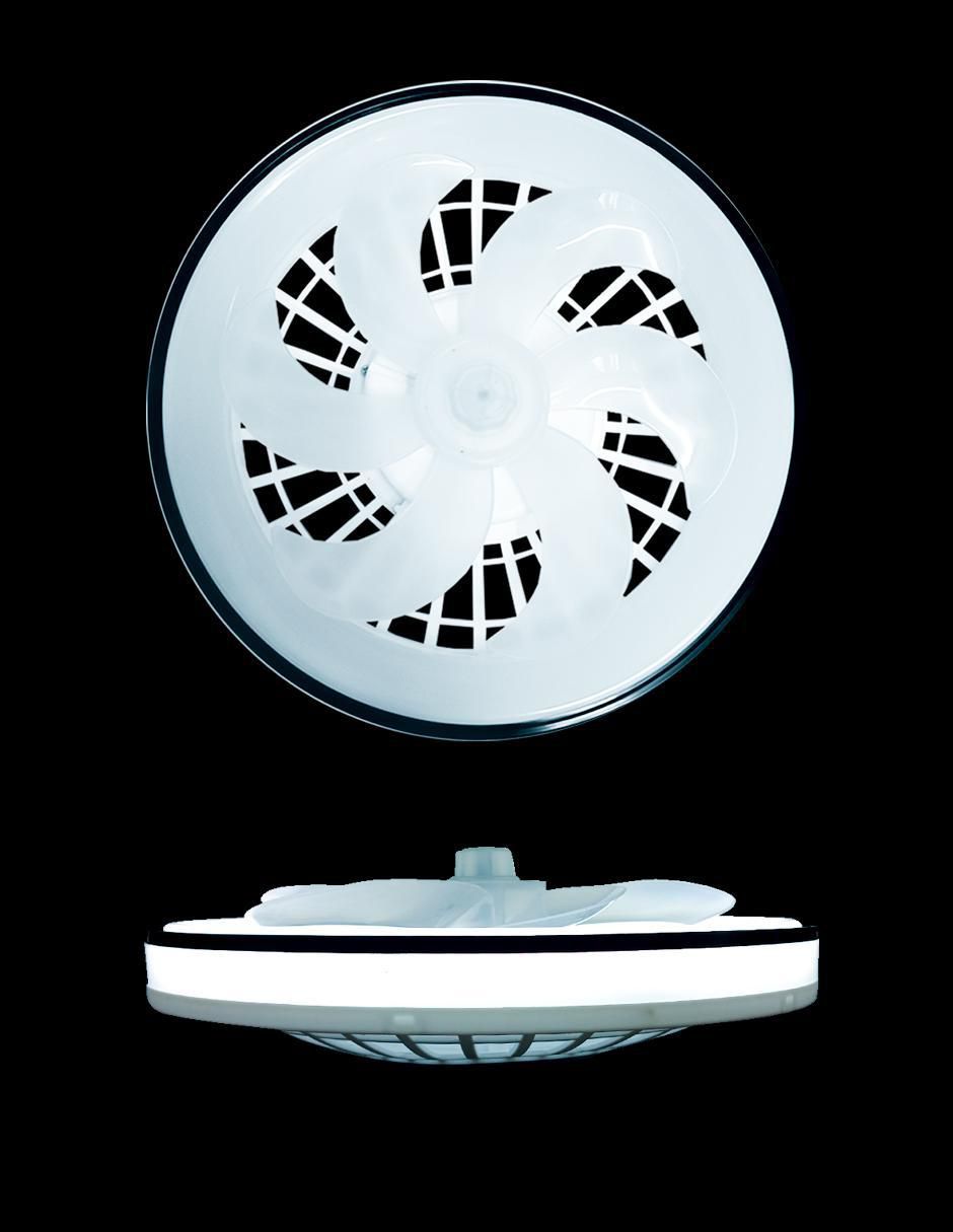 Mini ventilador con control remoto 4 velocidades 3