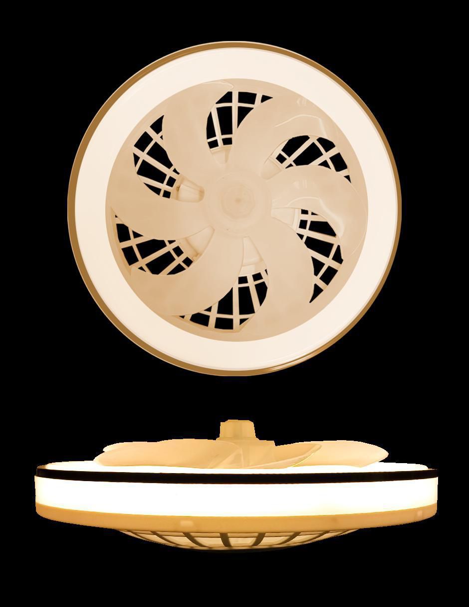 Mini ventilador con control remoto 4 velocidades 4