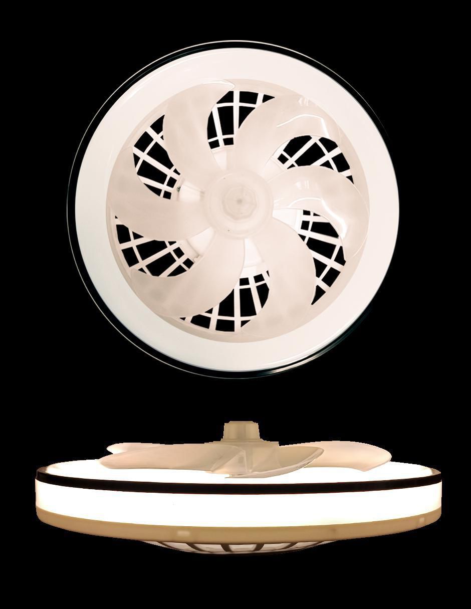 Mini ventilador con control remoto 4 velocidades