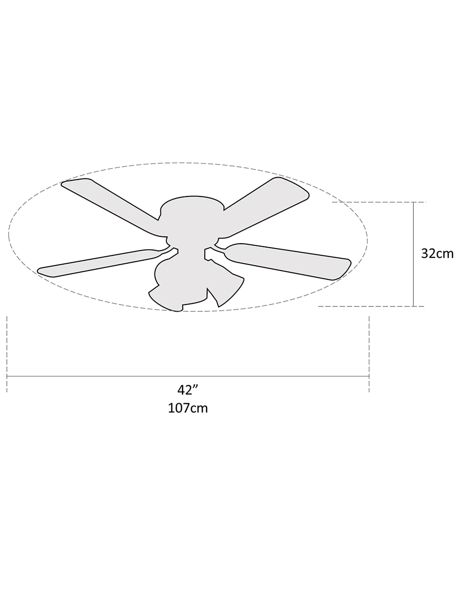 Ventilador de techo Coolfan 3 velocidades