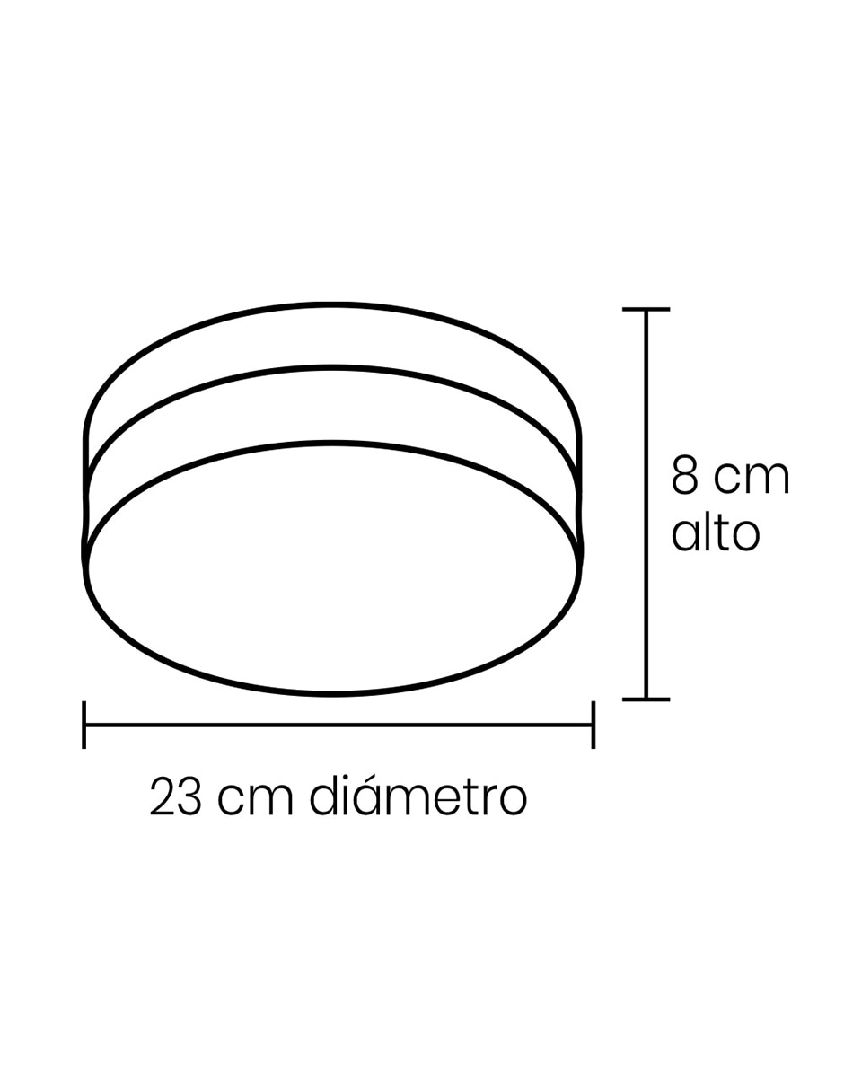 Plafón LED West 7